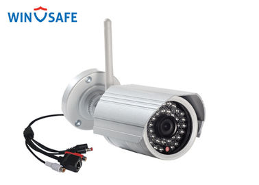 Pan Tilt Household CCTV Bullet IP Camera Plug And Play 8M - 15M IR Distance